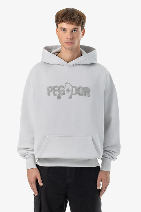 Grange Oversized Hoodie Clear Grey