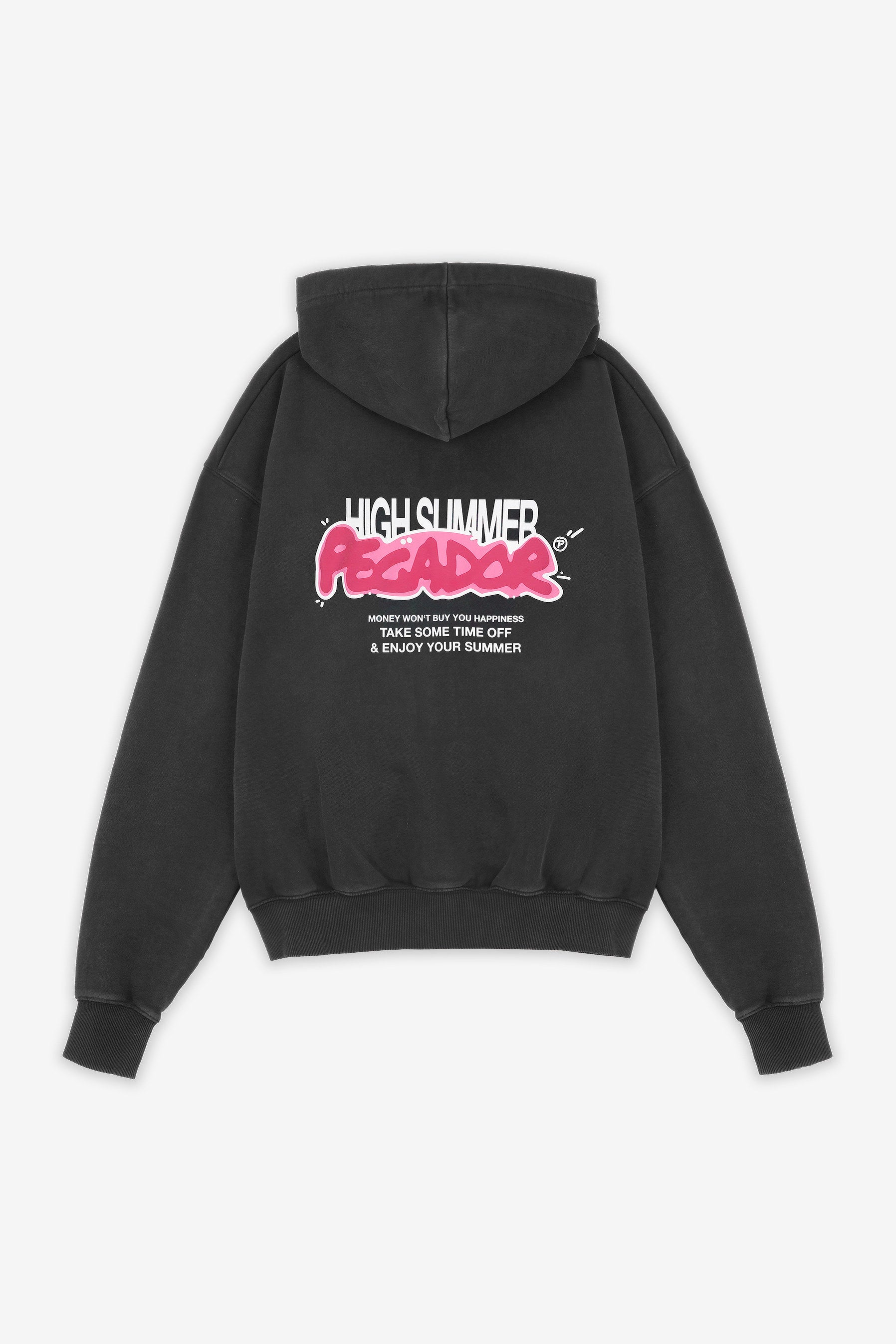 Pegador Barret Terry Oversized Sweat Jacket Vintage Black Detailshot aus der High summer Kollektion für Herren