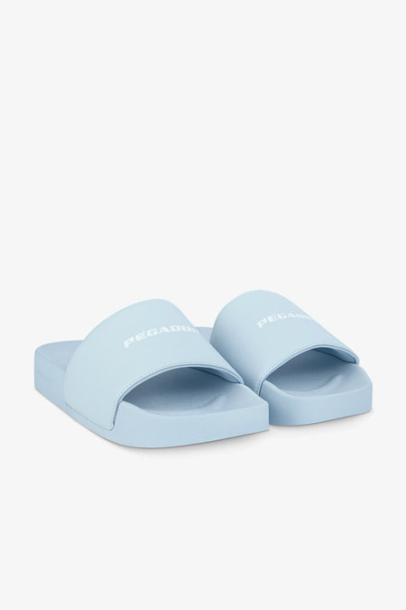 Logo Slide Baby Blue White