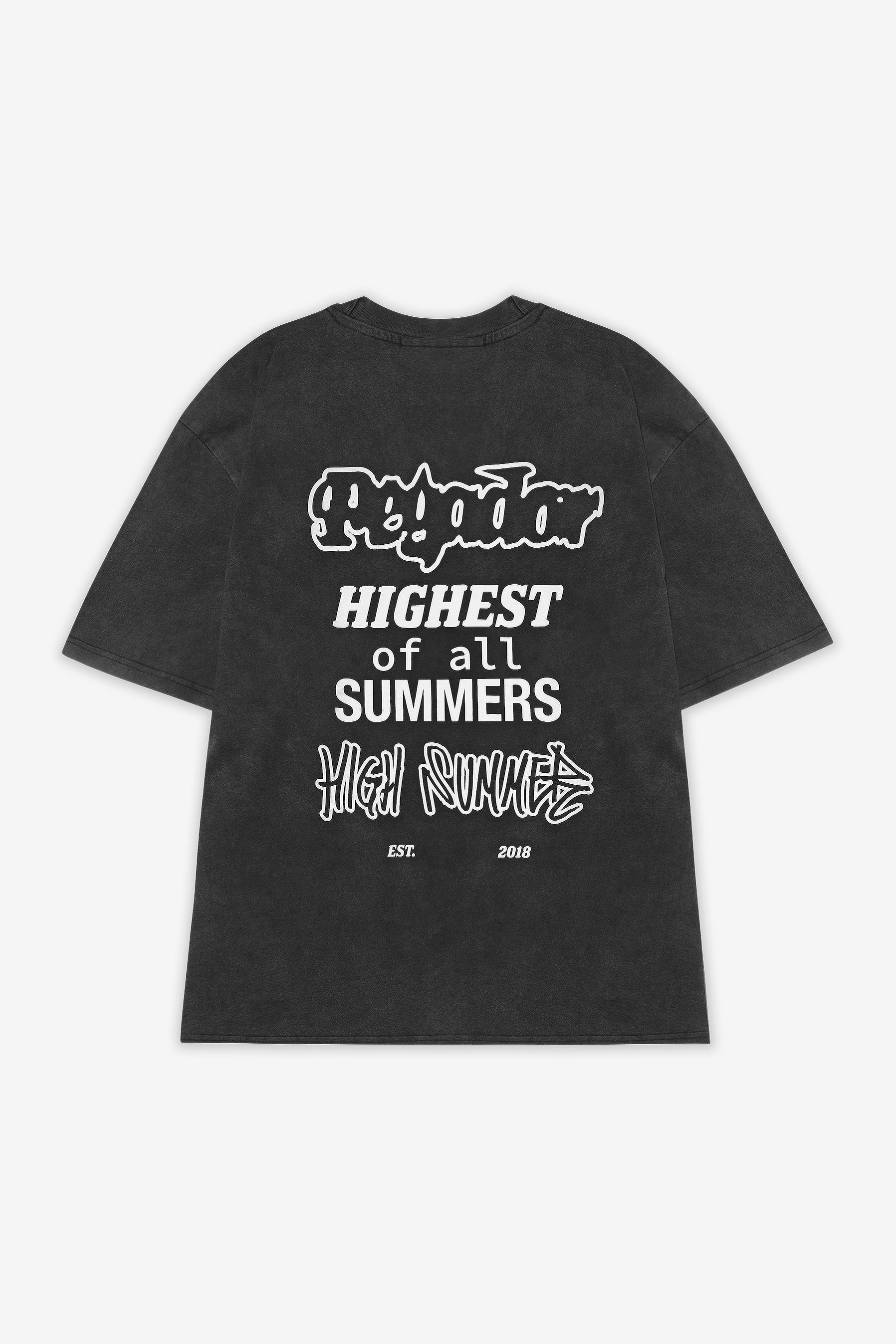 Pegador Denaud Oversized Tee Vintage Black Detailshot aus der High summer Kollektion für Herren