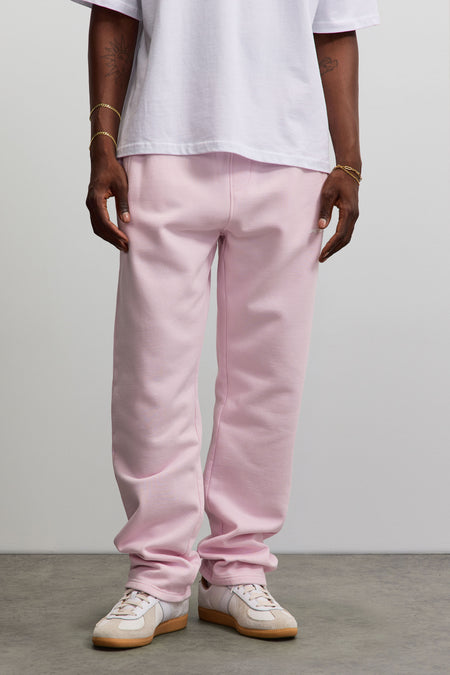 Logo Wide Sweat Pants Bubblegum Gum