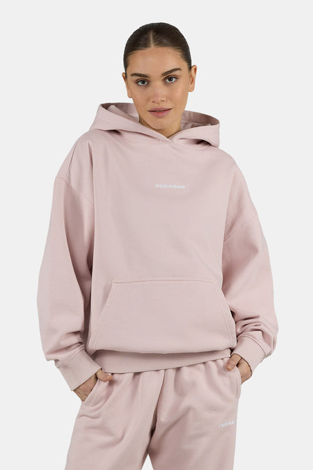 Clarita Logo Oversized Hoodie Powder Pink