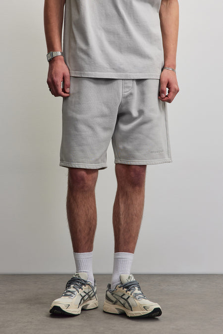 Logo Heavy Sweat Shorts Vintage Light Grey