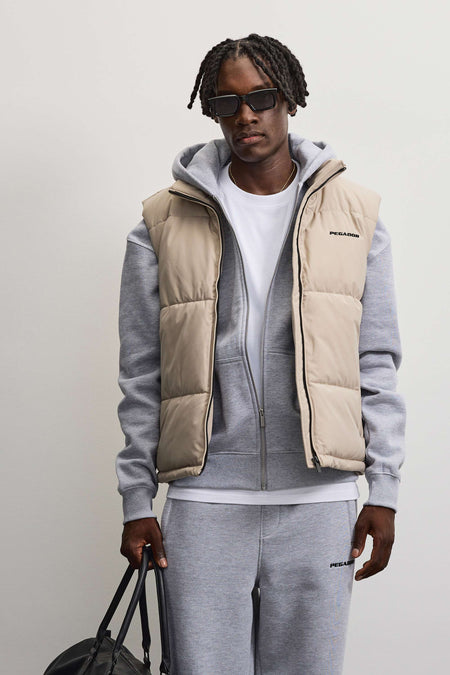 Landin Puffer Vest Beige