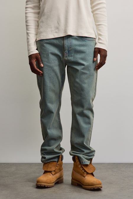 Baures Straight Jeans Washed Vintage Blue