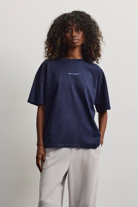Bracy Oversized Tee Indigo Blue