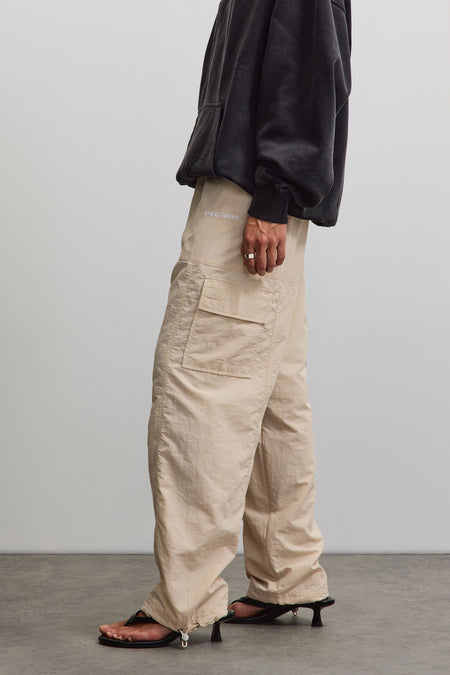 Gava Cargo Parachute Pants Coast Sand