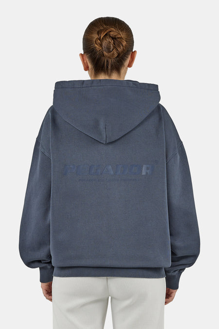 Ramira Oversized Sweat Jacket Vintage Twilight Blue