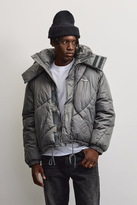 Henry Vintage Oversized Puffer Jacket Anthracite