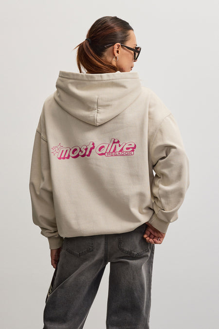 Thea Oversized Hoodie Vintage Moon Grey