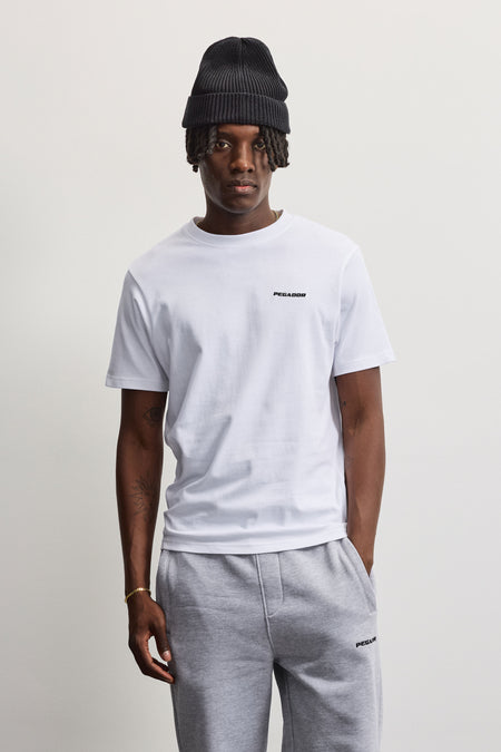 Logo Slim Tee White Gum