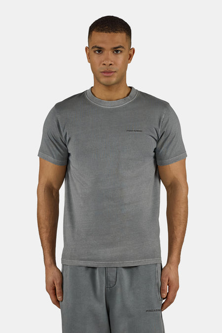 Logo Slim Tee Vintage Grey