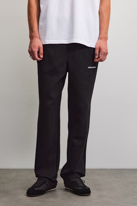 Jawed Wide Structured Pants Black