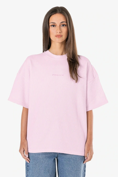 Amanda Rib Tee Bubblegum