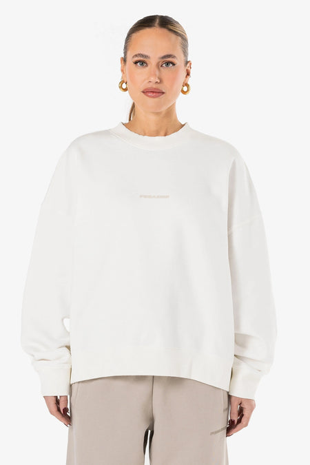 Sela Oversized Sweater Warm White Gum