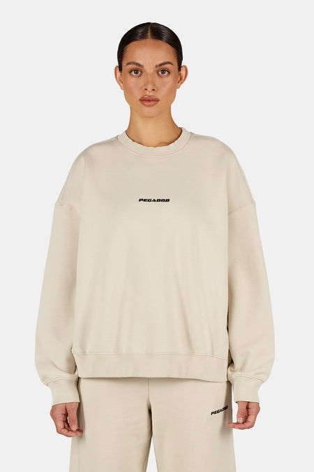 Sela Oversized Sweater Cozy Beige