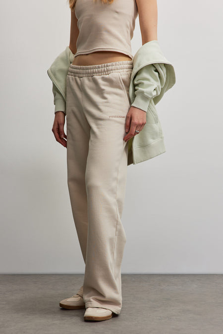 Anni Wide Sweat Pants Cream