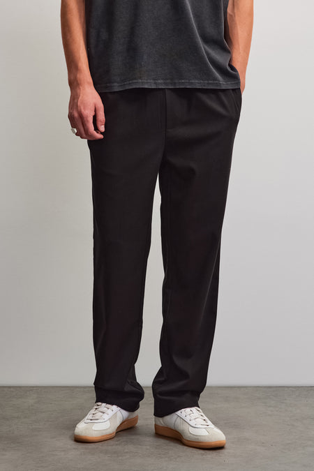 Karan Regular Smart Pants Black