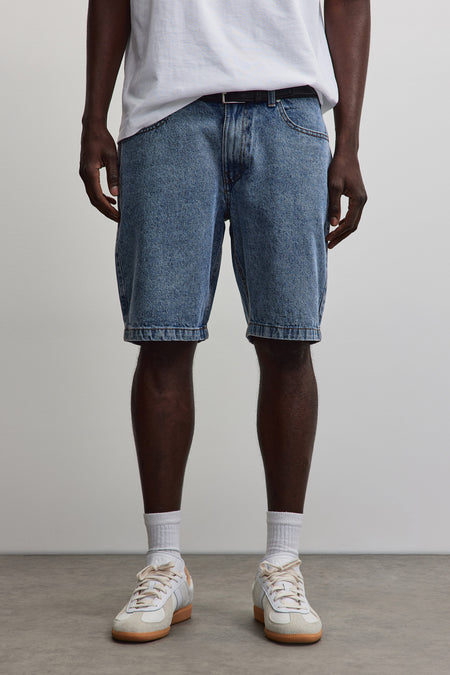 Bostic Jeans Shorts Washed Blue