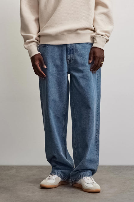 Bece Loose Jeans Washed Blue