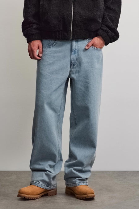 Bece Loose Jeans Washed Light Blue