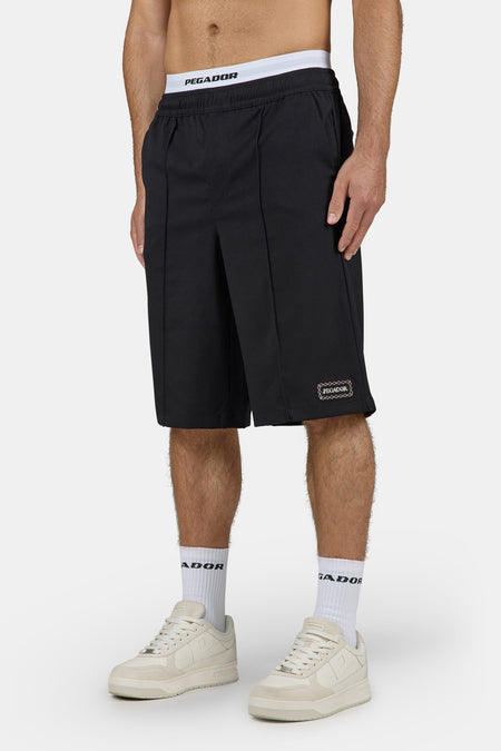 Cason Overknee Shorts Black