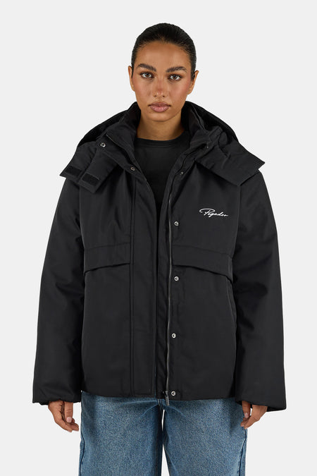 Valera Oversized Puffer Jacket Black