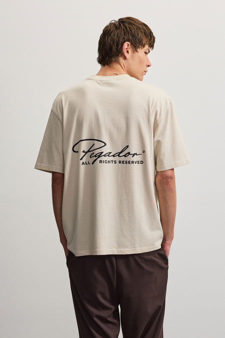 Pike Oversized Tee Cream