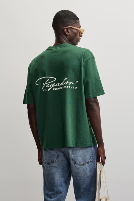 Pike Oversized Tee Solid Green