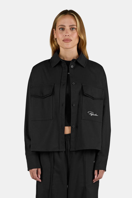 Nilay Oversized Overshirt Black