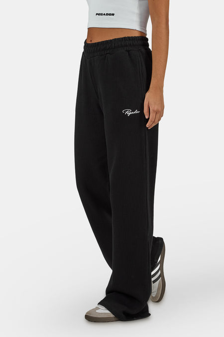 Dayita Loose Rib Pants Black