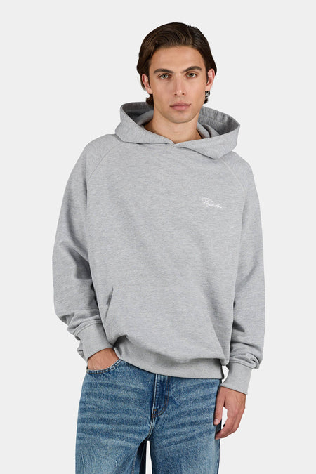 Signar Terry Raglan Hoodie Heather Grey