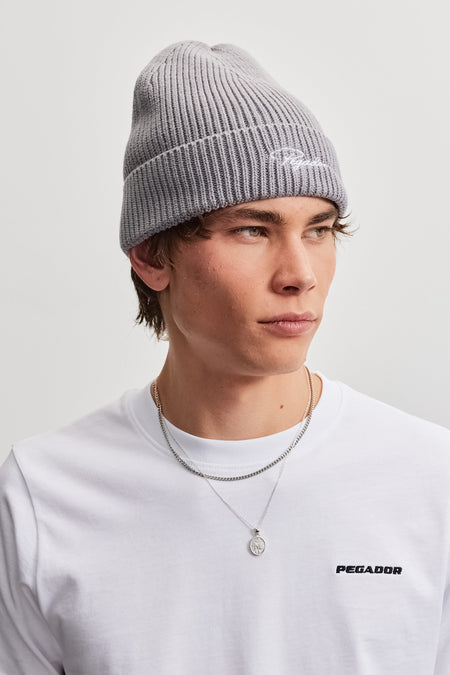 Signar Heavy Knit Beanie Grey