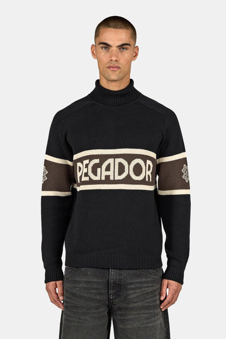Lugano Knit Turtleneck Black