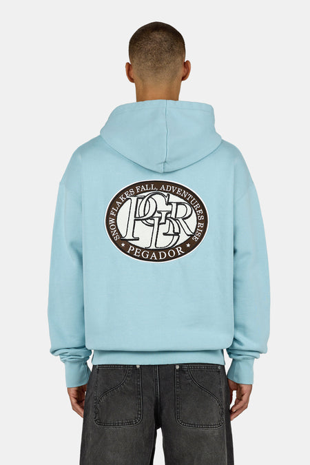 Haarlem Oversized Hoodie Washed Frost Blue