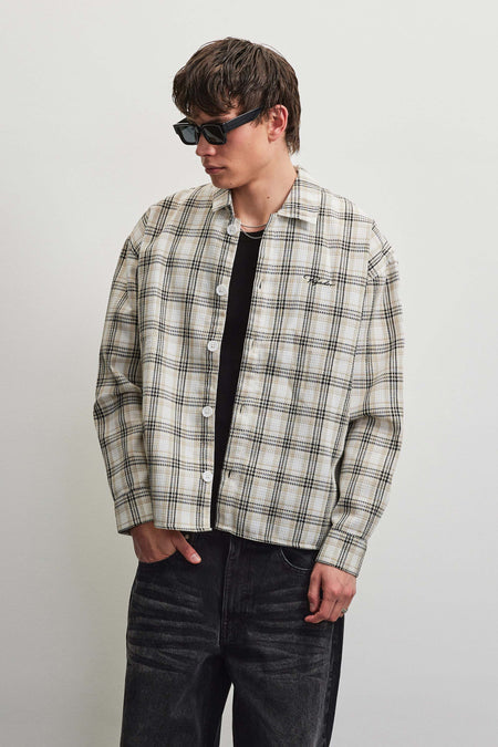 Rupit Waffle Structured Shirt Warm White