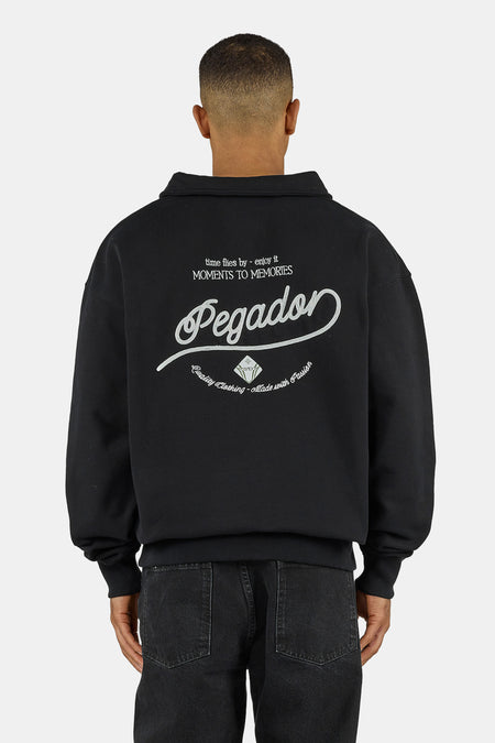 Belmonte Oversized Polo Sweater Black
