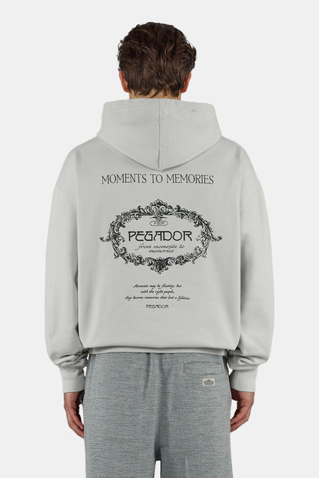 Reine Oversized Hoodie Washed Fog Grey