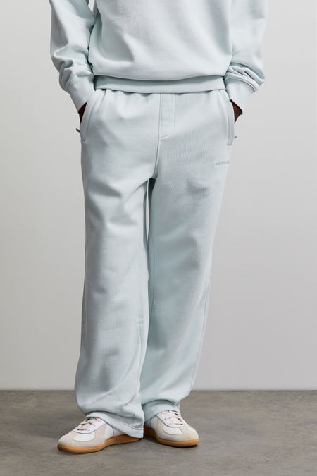 Logo Loose Sweat Pants Pearl Blue