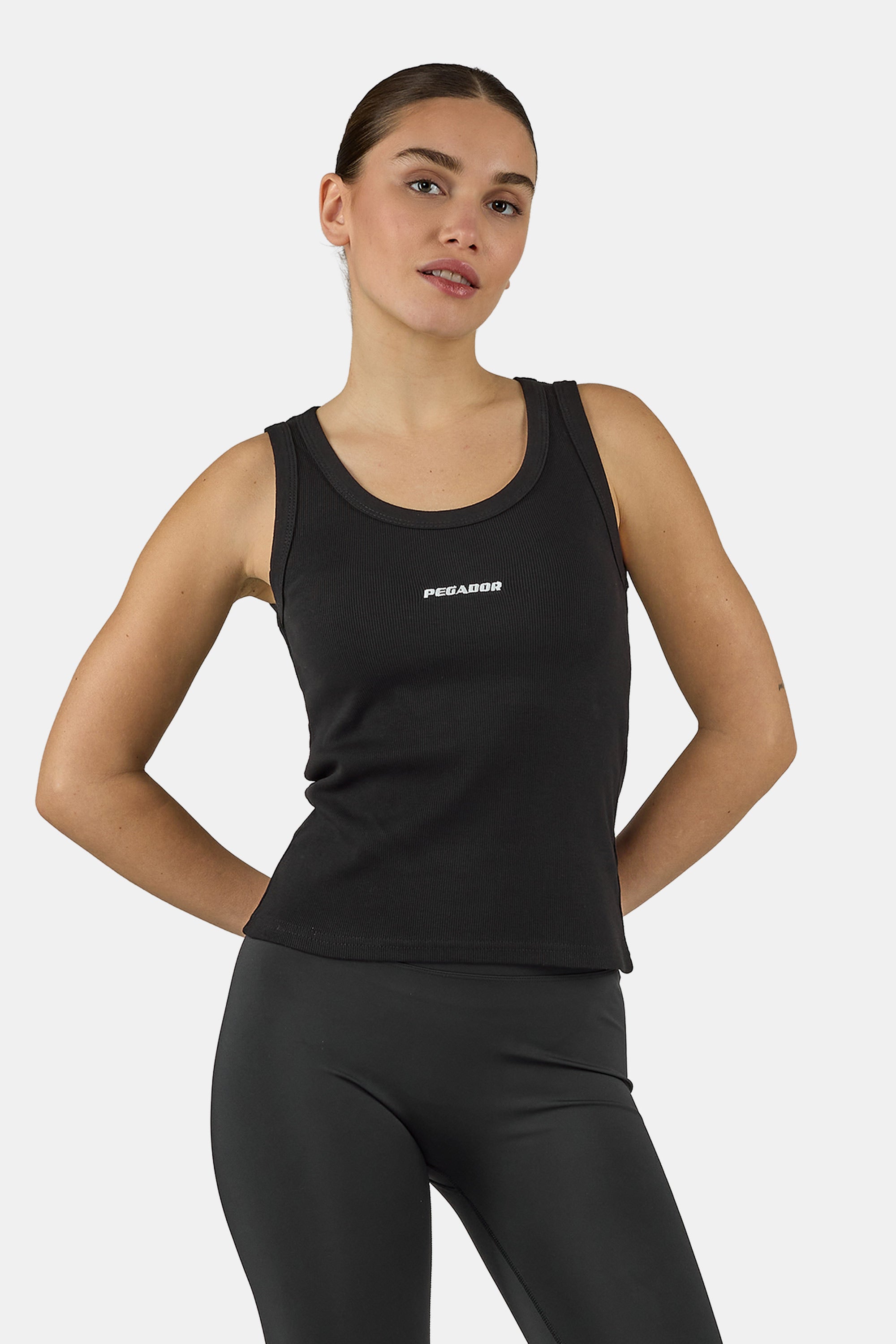 Cesis Rib Tanktop Washed Black – PEGADOR®