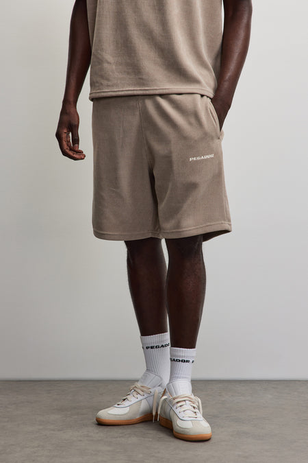 Lagos Soft Rib Shorts Warm Taupe