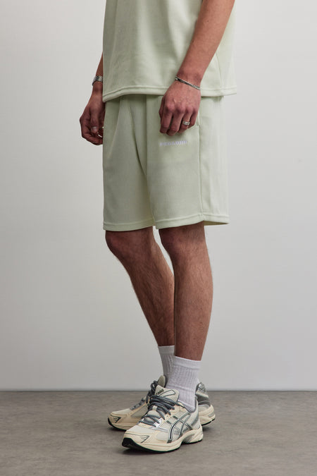 Lagos Soft Rib Shorts Green Sorbet