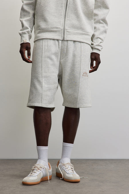 Lido Sweat Shorts Cloud Grey Melange
