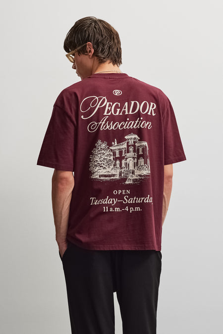 Carloforte Oversized Tee Dark Red