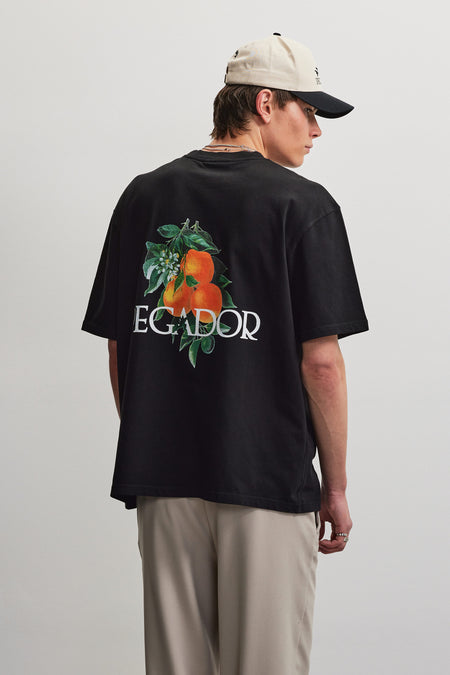 Viborg Oversized Tee Black