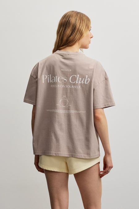 Oulu Oversized Tee Warm Taupe