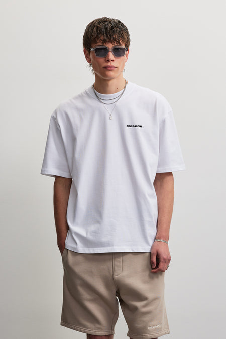 Logo Oversized Tee White Gum