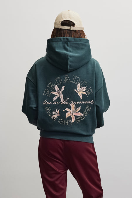 Trapani Oversized Hoodie Dark Teal