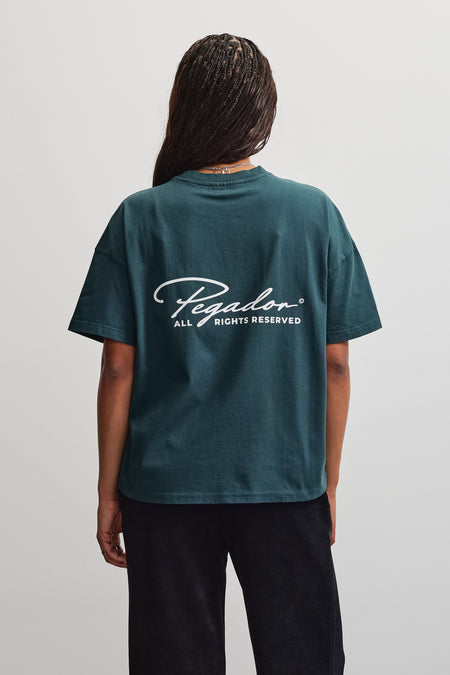 Adra Oversized Tee Dark Teal