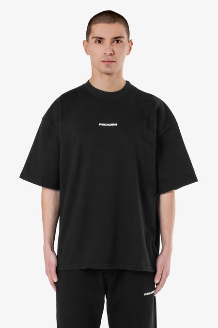 Logo Boxy Tee Black Gum